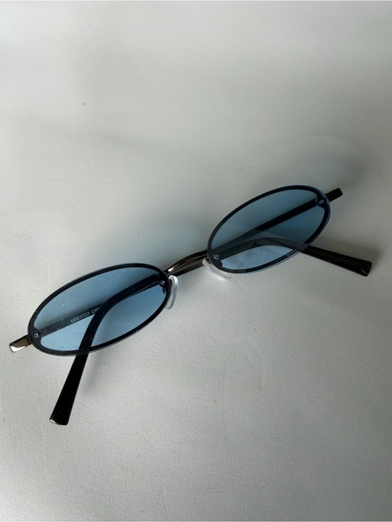 Accessories - Blue Oval Lens Sunglasses